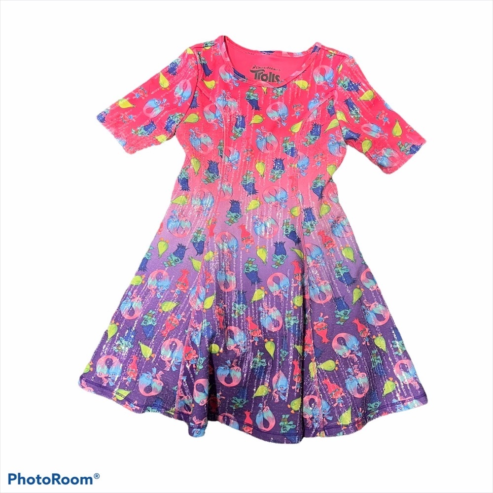Dreamworks Trolls Girl’s Skater Dress